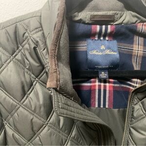 Brooks Brothers Men's Olive Quilted Jacket